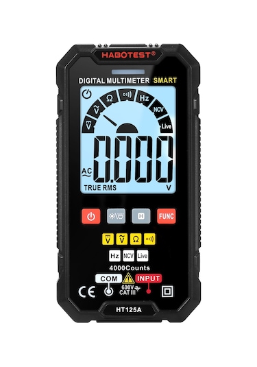 Habotest Ht125a 4000 Sayım Akıllı Dijital Multimetre