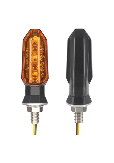 4 Adet Mk-200 3led Vurgu Motosiklet Dönüş Sinyali Işığı Sarı