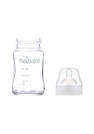 Mamajoo Cam Anti-kolik Biberon 180 Ml, Yenidoğan Bebek, 0ay+, Yavaş Akışlı