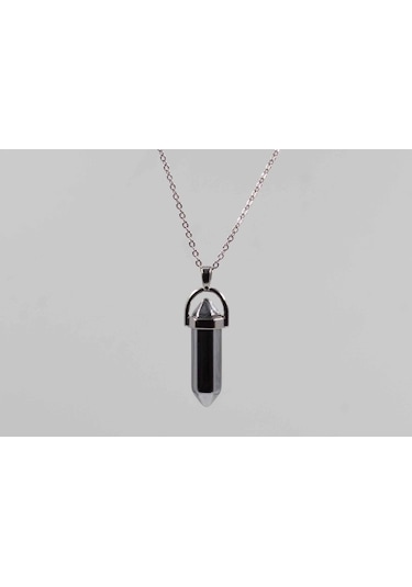 Hematit Kolye Ucu Çivi