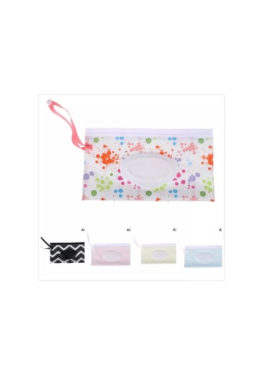 A1-kolay Taşıma Islak Mendil Kutusu Islak Mendil Kutusu Temizleme Mendilleri Taşıma Çantası Kapaklı Yapış Askı Silin Konteyner Vaka