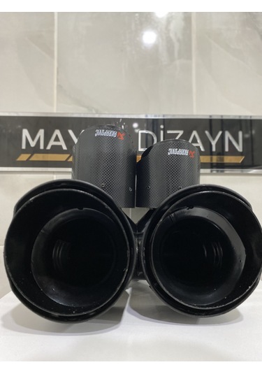 Akrapovic Karbon Egzoz Ucu Çift Çıkış 100mm Sağ Sol Set --mayukd