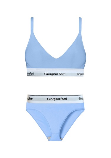 2 Li Set Kadın Günlük Kullanıma Uygun Spor Sütyen+ Slip Külot Sara