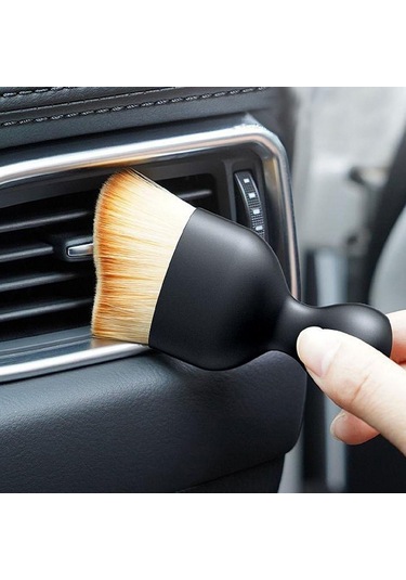 Mini Araç İçi Temizlik Fırçası Yumuşak Kıllı