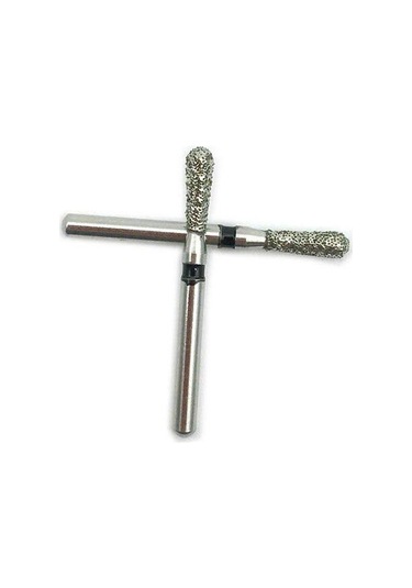 10 Adet Elmas Burs Diş Fg 1.6mm Yüksek Hızlı Matkaplar Parlatma Pürüzsüzleştirici Diş Parlatıcılar Ex-20s