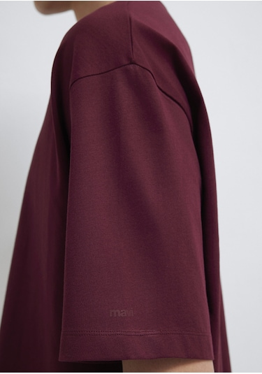 Mavi - İstanbul Baskılı Bordo Tişört 0613591-70426 Bordo
