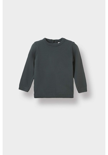 Defacto Erkek Bebek Bisiklet Yaka Kazak A5036a525augn1135 Yeşil