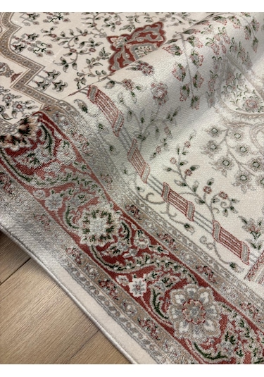 Tuğra İpek Seccade Halı %100 Bambu Doğal İplik 80x125 Cm