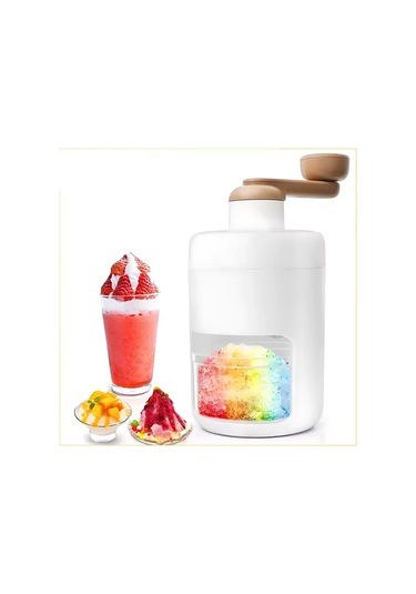 El-krank Buz Tıraş Makinesi-ev Manuel Kar Koni & Süt Sallar İçin