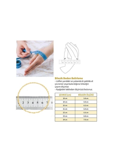 Ferizz 22 Ayar Altın Kaplama Simli Bilezik 15Mm Kalınlık Altın
