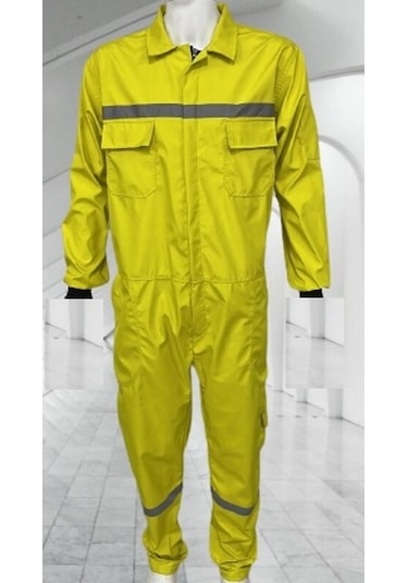 Tehlikeli Atık Toplama Kıyafeti Tulum Su Itici Kumaş