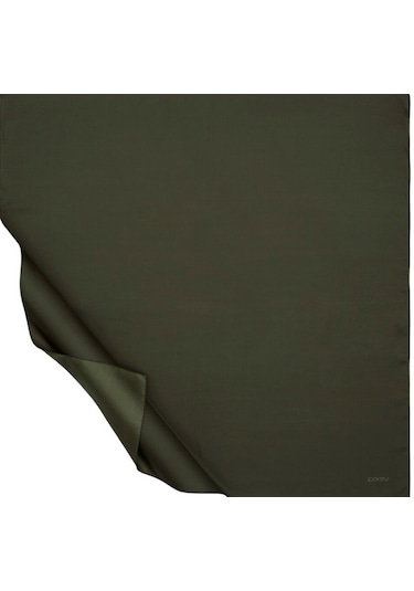 İpekevi Düz Twill İpek Eşarp - Koyu Zeytin Zeytin 957