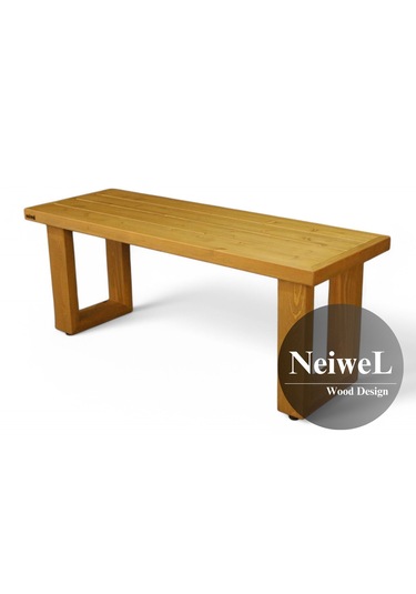 Neiwel Garden Sui Doğal Ahşap Bank Ahşap