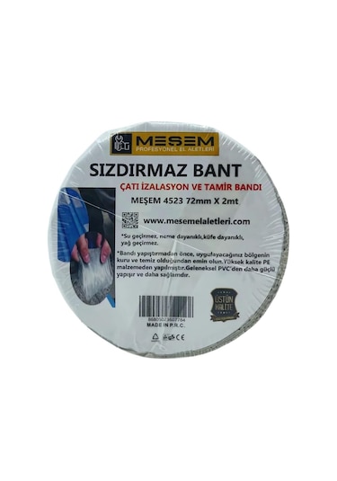 Meşem 72mm X 2mt Sızdırmazlık Bant Sakız Bant Çamur Bant Kod:4523