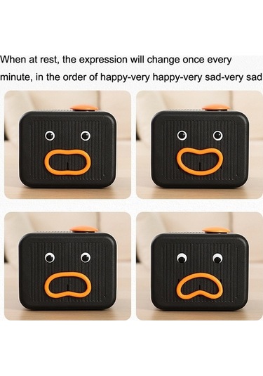 Tongxida Emojili Ses Kumbara Siyah, Elektrikli Hediye