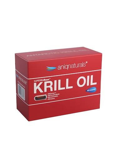 Aniqnaturals Superbaboost Krill Oil Yağı Super Omega3 Kaynağı 60 Licaps