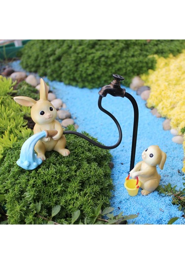 Suntek Paskalya Tavşanı Minyatür Figürleri Reçine Küçük