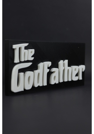 The Godfather - 3 Boyutlu Tabela - 19cm X 9cm X 1.5cm