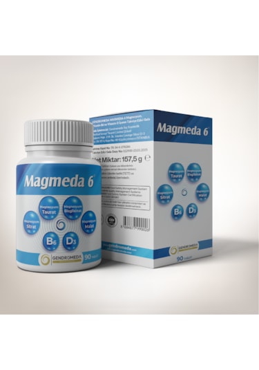 Magmeda 6 Magnezyum Complex 90 Tablet