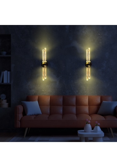 Bubblelight Dubble Şık Modern Aplik Pilli Gold