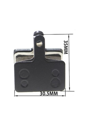 Shimano Organik Disk Fren Balatası B05S(B03S in Yerine) Kutusuz Siyah