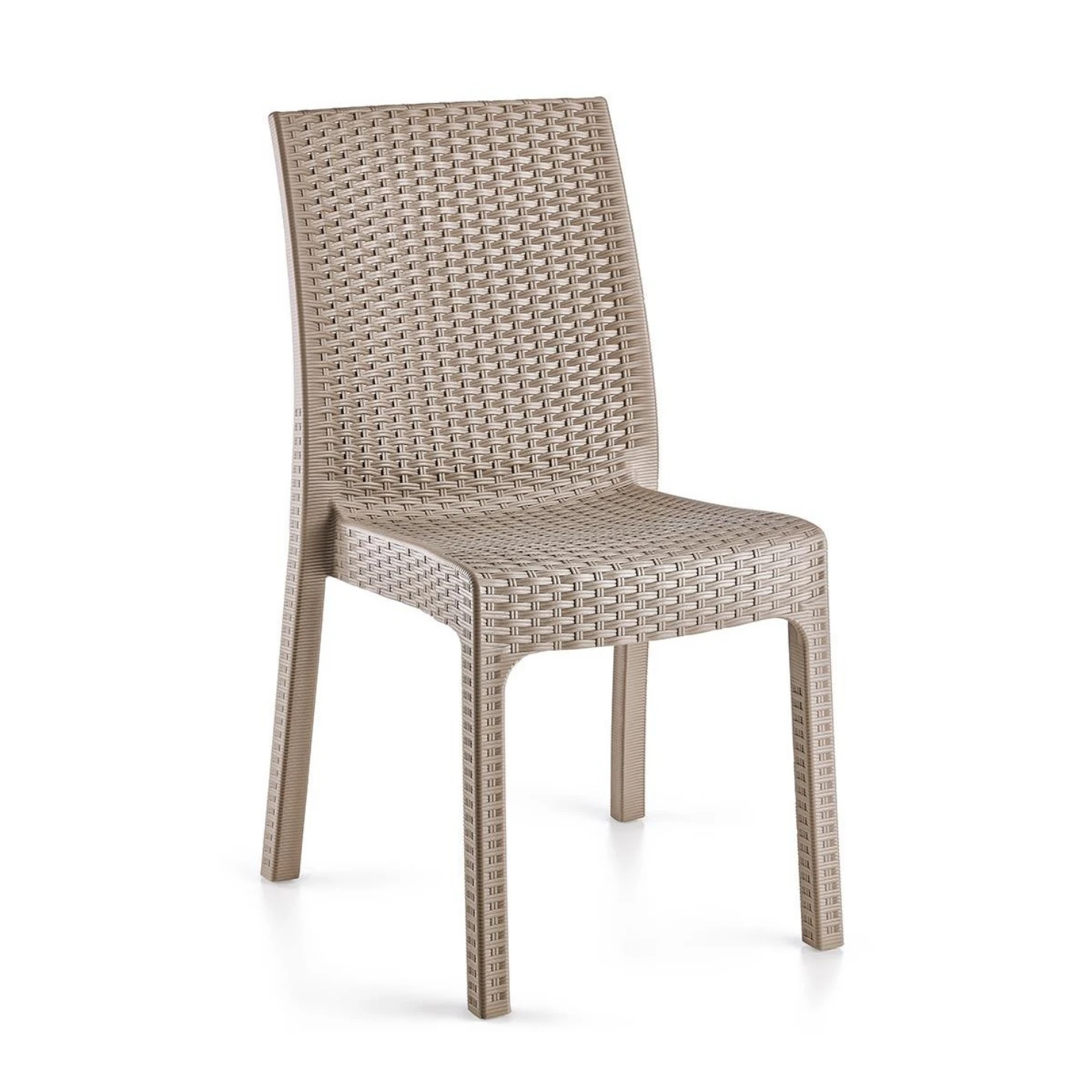 Holiday Deluxe Kolsuz Sandalye 2'li Set Cappuccino