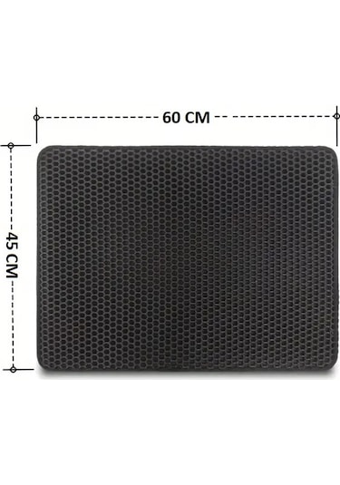 Cateva Kedi Kumu Paspası 60x45 Cm Çift Taraflı Su Geçirmez