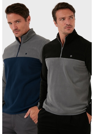 Buratti Erkek Polar 5906016s2 Gri-siyah Gri-siyah