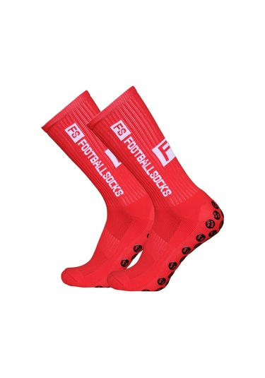 Streç Kaymaz Çorap Kırmızı