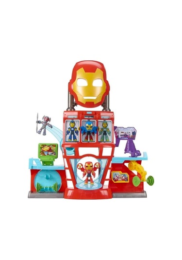 Marvel Iron Man And His Awesome Friends Iron Quarters Oyun Seti G1259