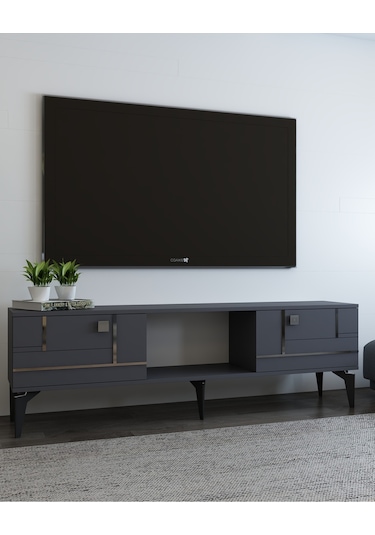 Robberct Tv Sehpası Beyaz-altın Beyaz-altın