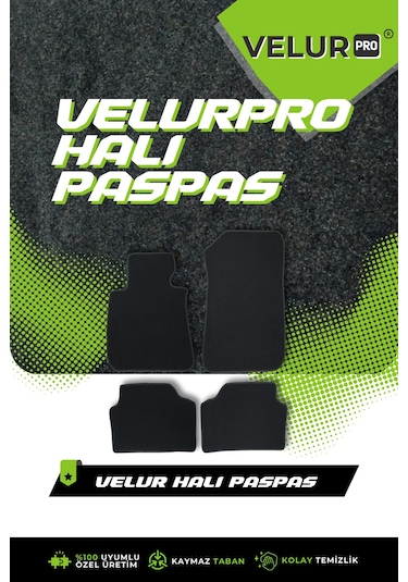 Ford Focus Sedan 2023 Araca Özel Halı Paspas Velur Paspas