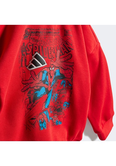 adidas Marvel Spiderman Çocuk Kırmızı Eşofman Takımı Jv7371 Kırmızı