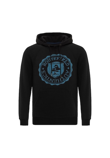 Routefıeld Routefield Halvor Erkek Günlük Sweatshirt Siyah 001 Siyah