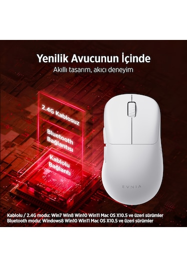 Philips EVNIA Serisi SPK9418 Kablosuz Bluetooth 12000DPI 6 Tuşlu Optik  Oyuncu Mouse