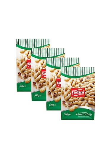 Tadım Kabuklu Yer Fıstığı 500 Gr X 4 Adet 500 G