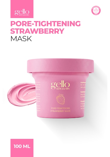 Gözenek Sıkılaştırıcı Mikro Tanecikli Çilek Maskesi 100 Ml