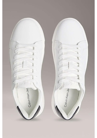 Erkek Chunky Cupsole Sneaker Ayakkabı - Beyaz-8457 Bright White/black