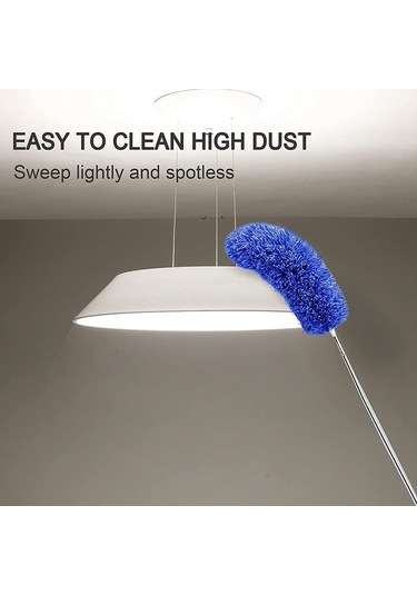 Prestigegoods Yeniden Kullanılabilir Mikrofiber Silgi Seti, Uzatma Kutuplu, Ev Temizliği İçin