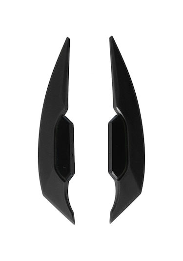 Reedark Motorcycle Atv Elektrikli Bisiklet Ön Kanat Kanatçık Abs Malzeme Spor Stili Evrensel Uyumlu Direk Yapıştırmalı 2 Adet Siyah Siyah