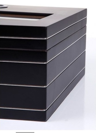 Parmida Humidor Puro Saklama Kutusu - Siyah 0162