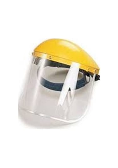 Tırpan Maskesi, Yüz Siperi - Şeffaf Camlı, Göz Ve Alın Korumalı