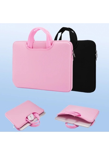 13 İnç, 14 İnç, 15 İnç Dizüstü Bilgisayar Çantası, Bilgisayar Çantası, Çok İşlevli Hafif Dizüstü Bilgisayar Çantası Açık Mavi 15-15.6 İnç, Diğer