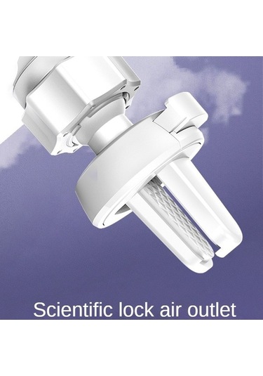 Wondernest S-06 Araba Hava Çıkışlı Yerçekimi Tutucu Geri Çekilir Döner Telefon Braketi Siyah Siyah