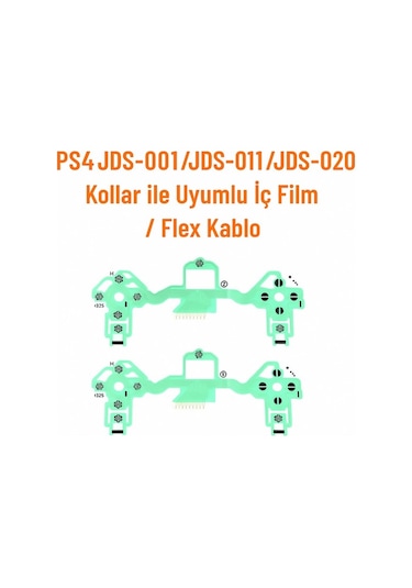 Ps4 Jds 001 010 020 Kollar İle Uyumlu Flex İç Film