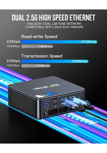 Gmktec K7 Plus i7-13620H 32 GB 1 TB SSD W11P Mini Pc