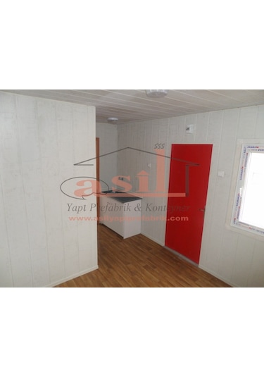 21 M² 1+1 Çatı+Verandalı Dış Cephe Betopanlı Konut Konteyner