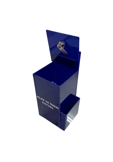 Mavi Masa Ve Duvar Tip Dilek Öneri Kutusu