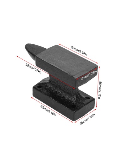 Yaozixa Demir Döküm Anvil - Sert Yüzey, Sabit Konum, Taşınabilir - Metal Düzleştirme Ve Şekillendirme İçin Uygun Diğer