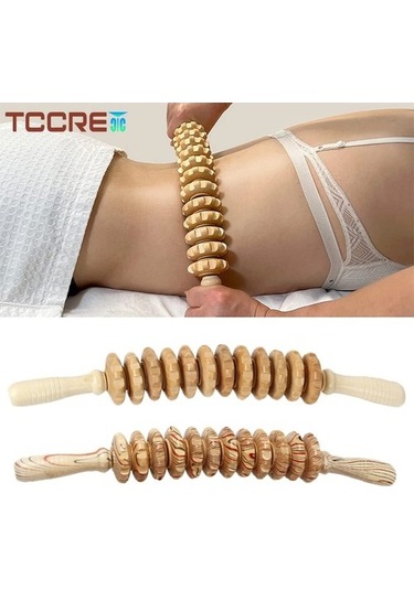 Ahşap-9 Tekerlek 9/12 Tekerlek Ahşap Terapi Rulo Masaj Aracı Kavisli Maderoterapia Colombiana Masaj Lenfatik Drenaj Kas Masajı Relax 70xfpr Çok Renkli